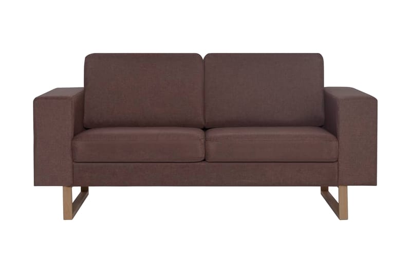 2-sitssoffa tyg brun - Brun - Möbler - Soffa - 2 sits soffa