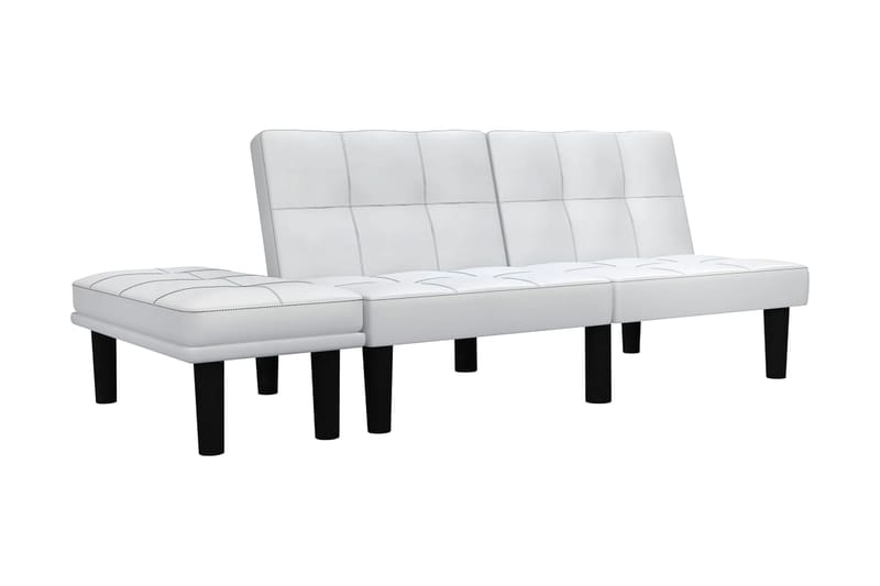 2-sitssoffa vit konstläder - Vit - Möbler - Soffa - 2 sits soffa