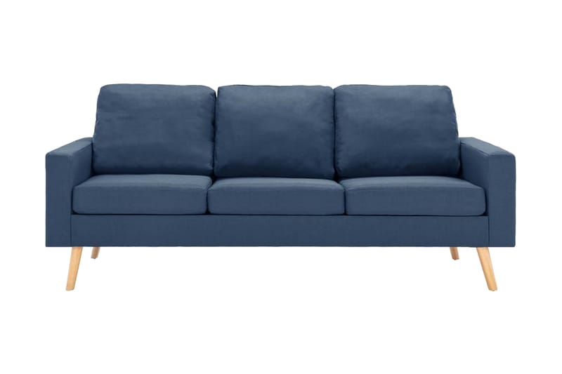 3-sitssoffa blå tyg - Blå - Möbler - Soffa - 3 sits soffa