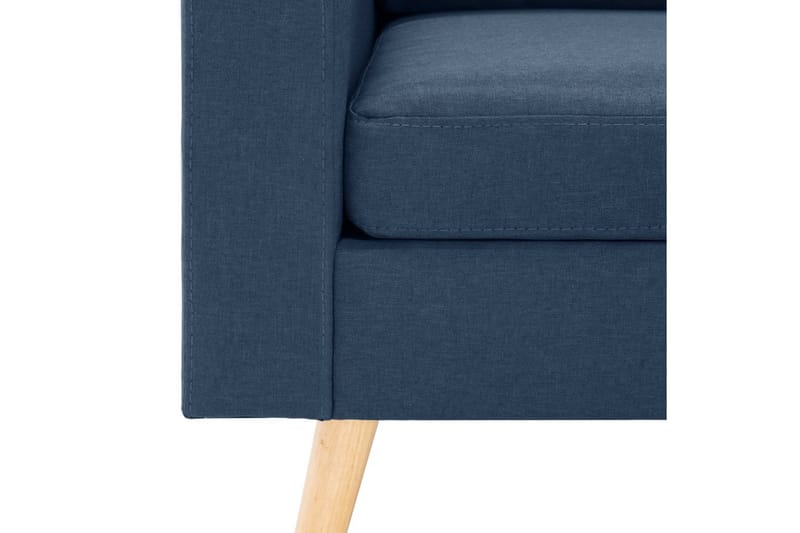 3-sitssoffa blå tyg - Blå - Möbler - Soffa - 3 sits soffa