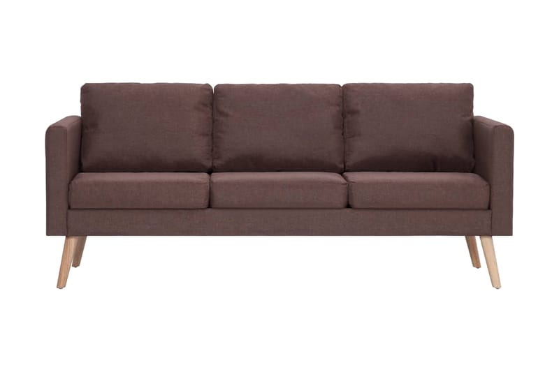 3-sitssoffa tyg brun - Brun - Möbler - Soffa - 3 sits soffa