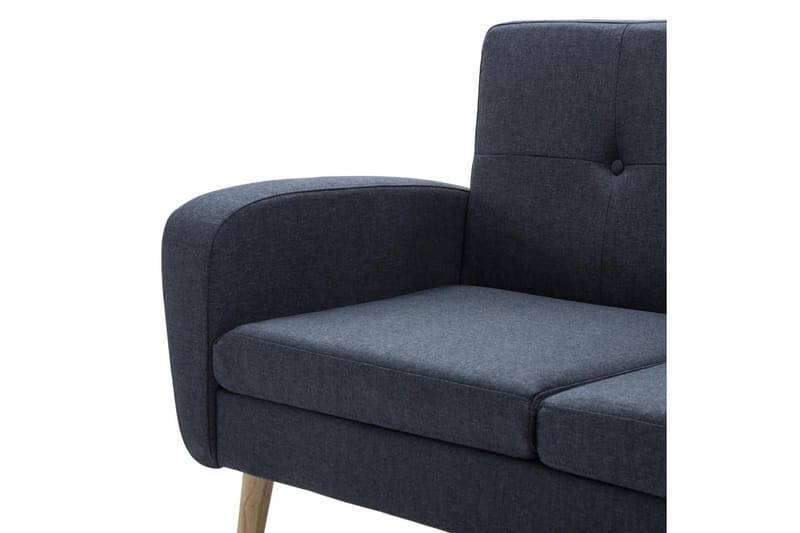 3-sitssoffa tyg mörkgrå - Grå - Möbler - Soffa - 3 sits soffa