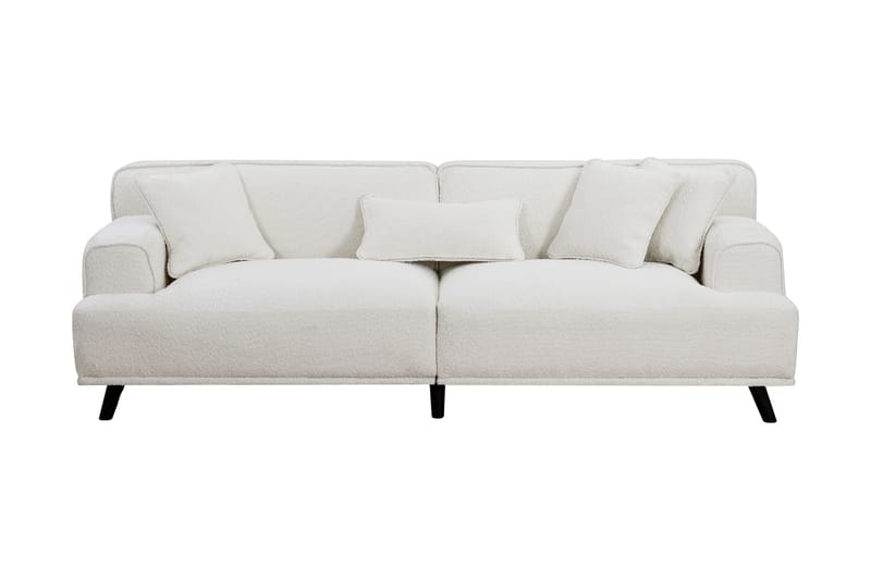 Tylösand 4-sits soffa - Vit/Brun - Möbler - Soffa - 4 sits soffa