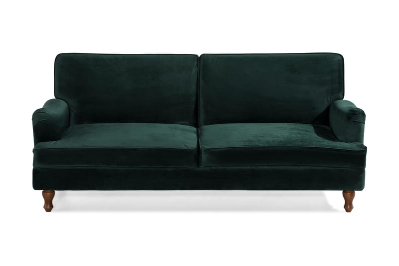 Bicester Howardbäddsoffa Sammet - Mörkgrön - Möbler - Soffa - 3 sits soffa