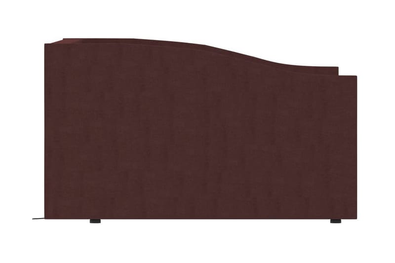 Dagbädd med madrass USB lila tyg 90x200 cm - Lila - Möbler - Soffa - Dagbäddar