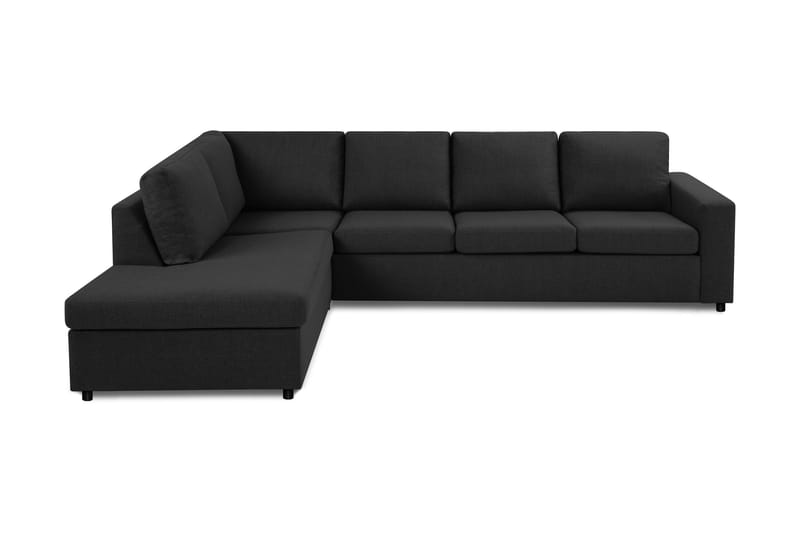 Crazy 3-sits Soffa med Schäslong Vänster - Antracit - Textil & mattor - Kökstextilier