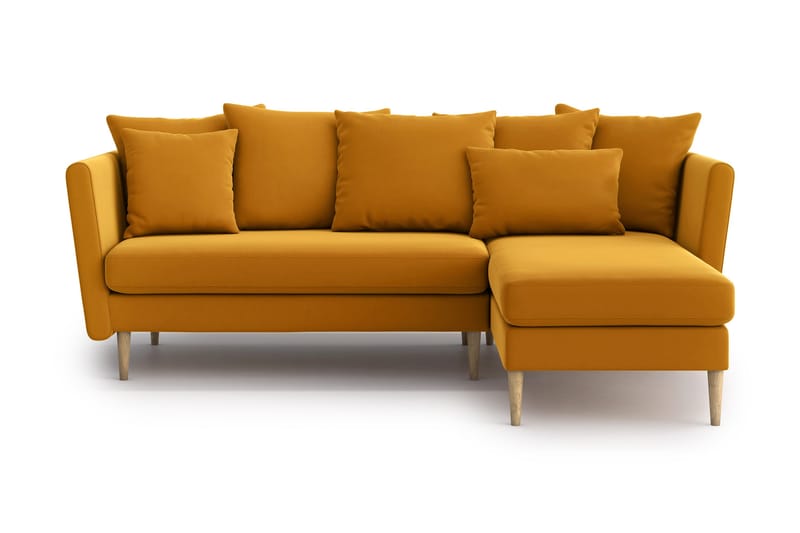 Joleen 2-sits Divansoffa - Guld - Möbler - Soffa - Divansoffor & schäslongsoffa - 2 sits soffa med divan