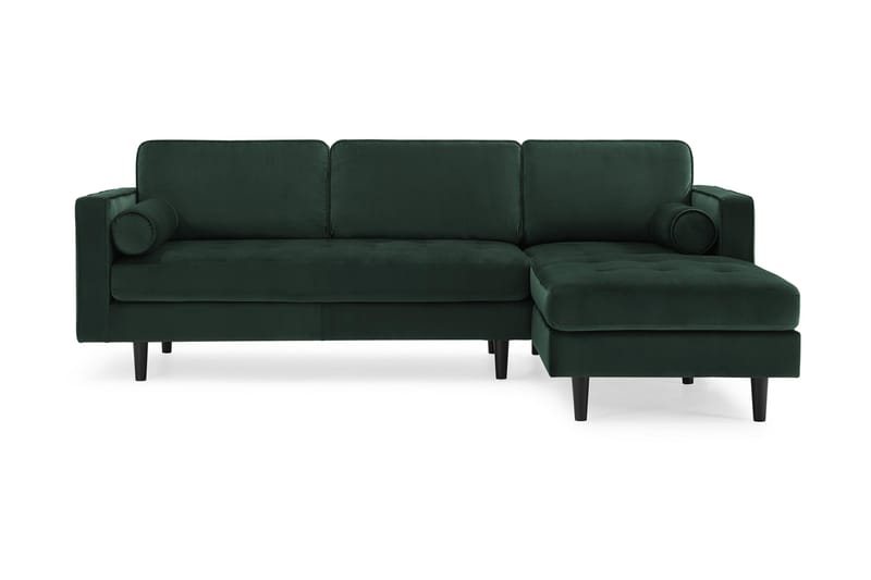 Olenne 2,5-sits Soffa med Schäslong - Grön - Möbler - Soffa - Divansoffor & schäslongsoffa - 4 sits soffa med divan