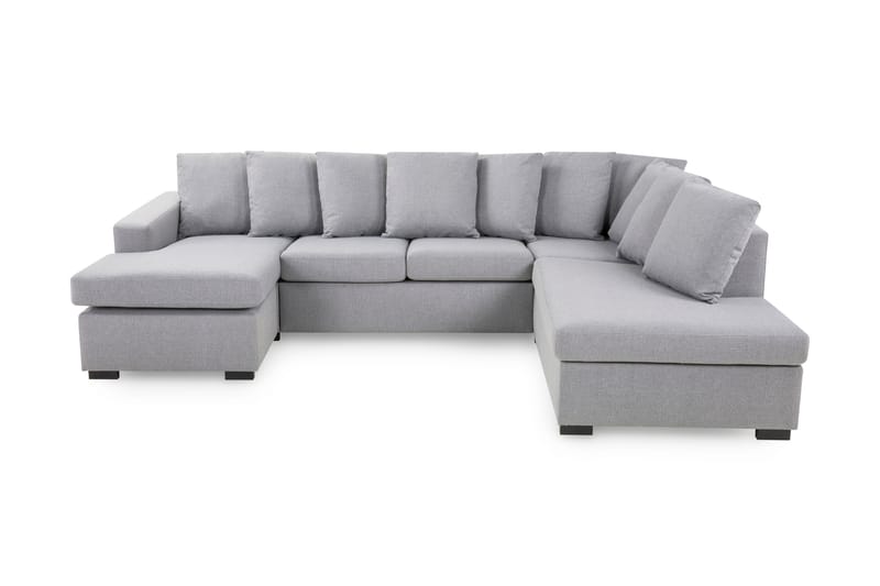 Crazy U-soffa Large Höger inkl Kuvertkuddar - Ljusgrå - Möbler - Soffor - Divansoffor & U-soffor