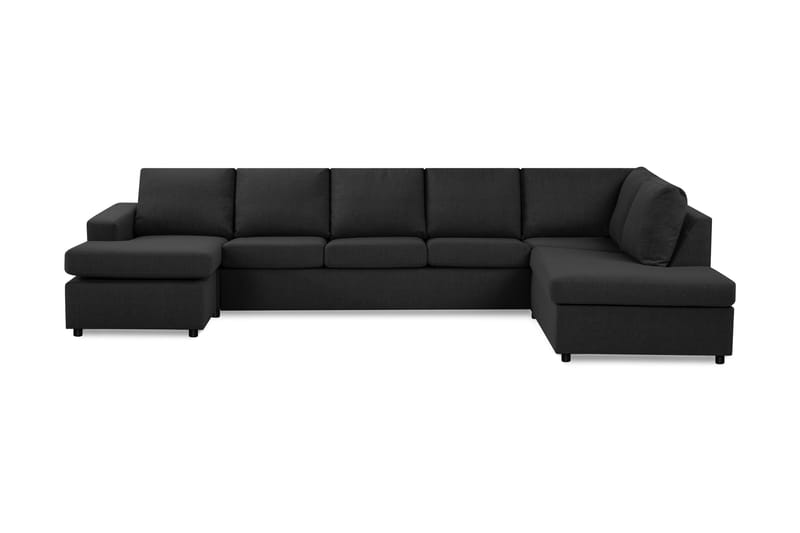 Crazy U-soffa XL Divan Vänster - Antracit - Möbler - Sängar - Kontinentalsängar