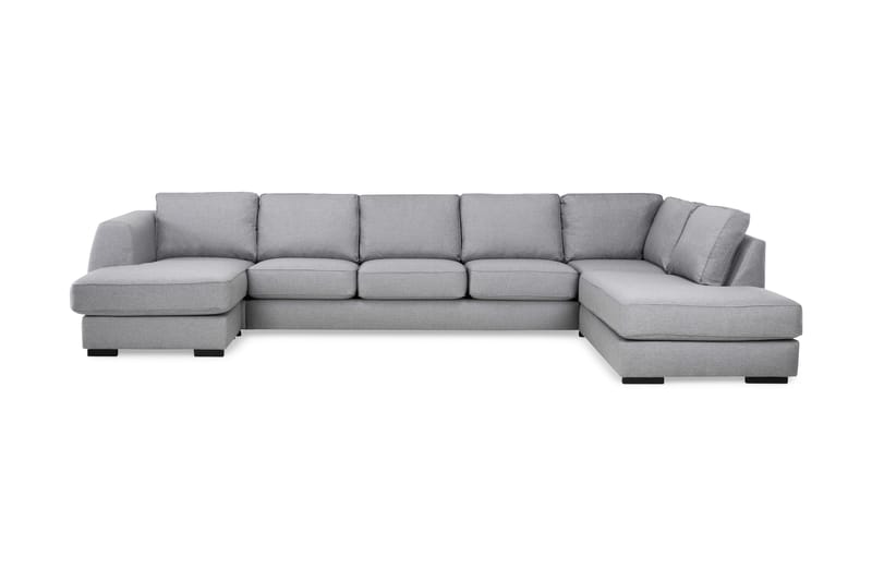 Optus U-soffa Large med Divan Vänster - Ljusgrå - Möbler - Soffor - Divansoffor & U-soffor