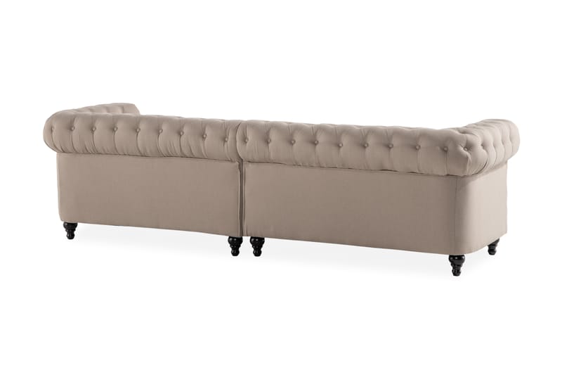 Chesterfield Lyx 4-Sits - Beige - Möbler - Soffor - Howardsoffor