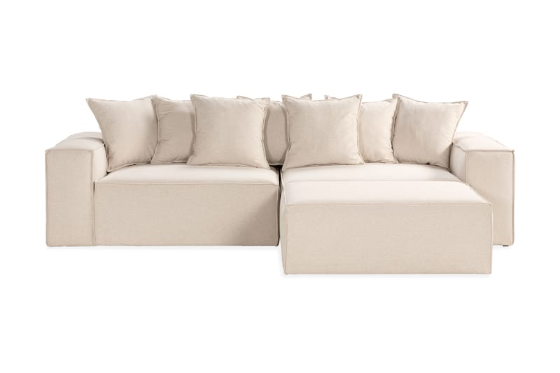 Kalari L-soffa - Beige - Möbler - Soffa - 4 sits soffa