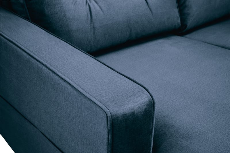 Monroe U-soffa med Divan Vänster Sammet - Midnattsblå - Möbler - Soffa - Sammetssoffa