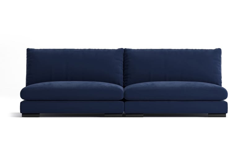 Noha Moduldivansoffa Sammet - Midnattsblå - Möbler - Soffa - 3 sits soffa