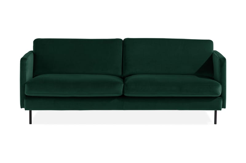 Teodin Sammetssoffa 3-sits - Grön - Möbler - Soffa - 3 sits soffa