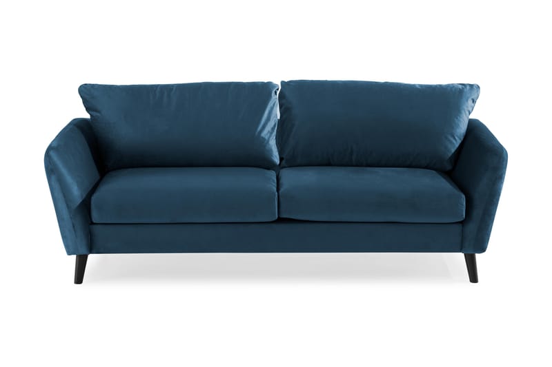 Trend Sammetssoffa 3-sits - Midnattsblå - Möbler - Soffa - 3 sits soffa