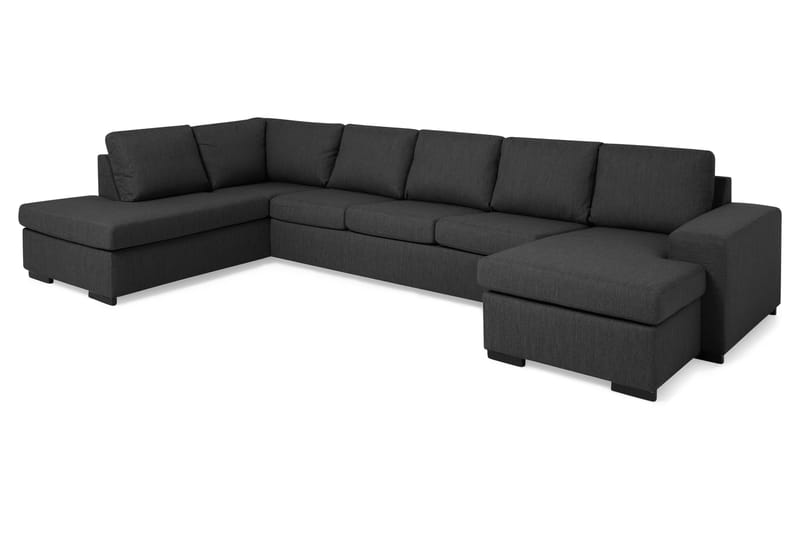 Boss U-soffa Large med Divan Höger - Antracit - Möbler - Soffa - U-soffa