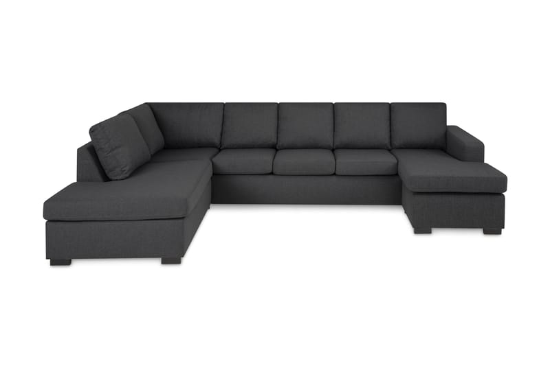 Crazy U-soffa Divan Höger - Mörkgrå - Textil & mattor - Mattor - Modern matta - Viskosmatta & konstsilkesmatta