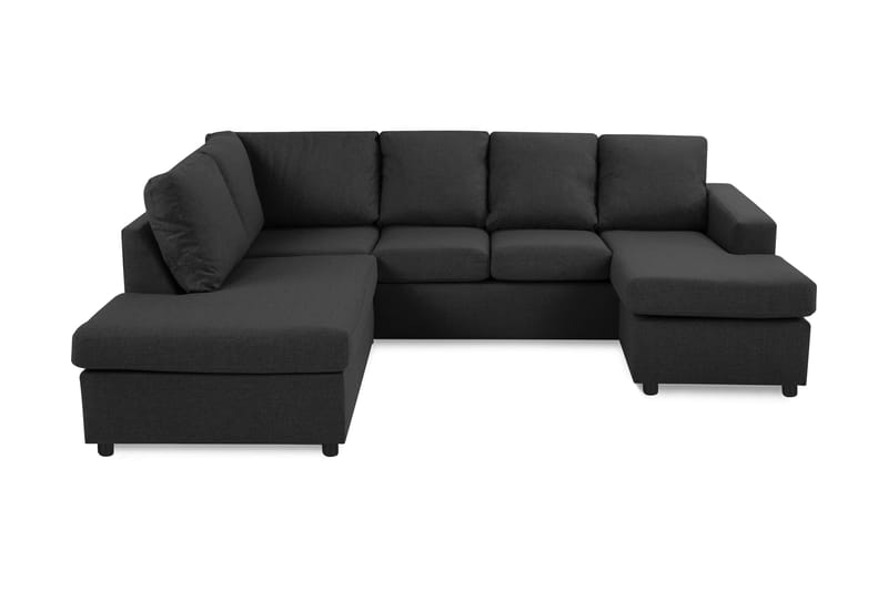 Crazy U-soffa Large Divan Höger - Antracit - Möbler - Säng - Kontinentalsäng