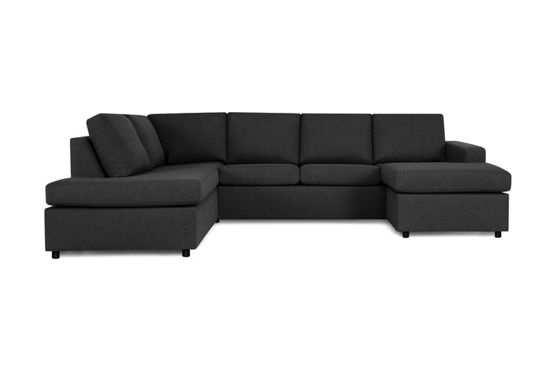 Crazy U-soffa Large Divan Höger - Antracit - Textil & mattor - Filtar, kuddar & plädar - Prydnadskudde & kuddfodral