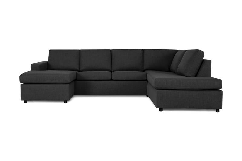 Crazy U-soffa Large Divan Vänster - Antracit - Möbler - Soffa - Skinnsoffor