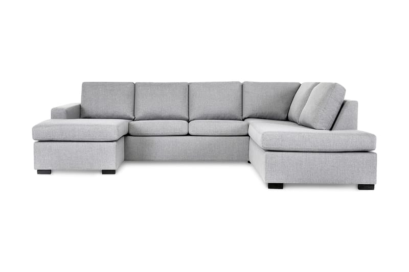 Crazy U-soffa Large Divan Vänster - Ljusgrå - Möbler - Soffa - Sofftillbehör