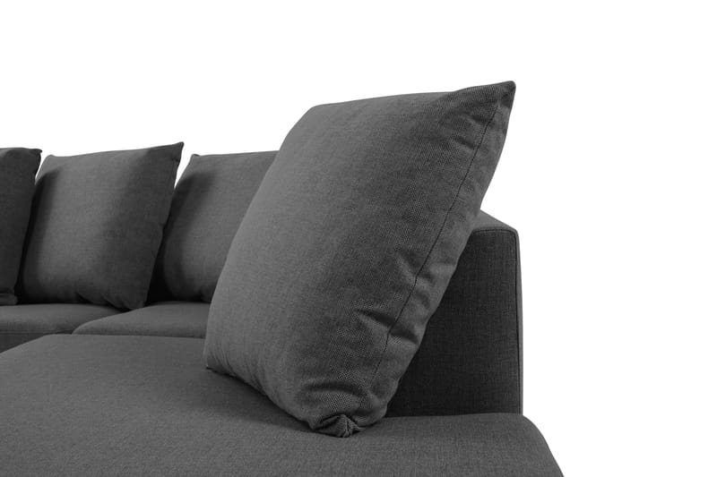 Crazy U-soffa Small Divan Vänster inkl Kuvertkuddar - Mörkgrå - Möbler - Soffa - U-soffa