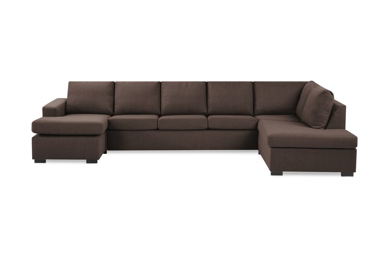 Crazy U-soffa XL Divan Vänster - Brun - Möbler - Soffa - U-soffa