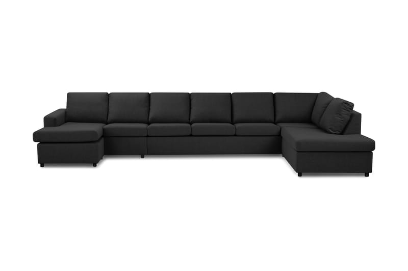 Crazy U-soffa XXL Divan Vänster - Antracit - Textil & mattor - Mattor - Modern matta - Ullmatta