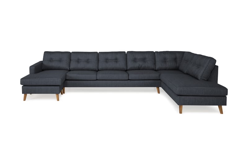 Monroe U-soffa Large med Divan Vänster - Mörkblå - Möbler - Soffa - U-soffa