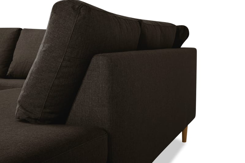 Nordic U-soffa Large med Divan Vänster - Brun - Möbler - Soffa - U-soffa