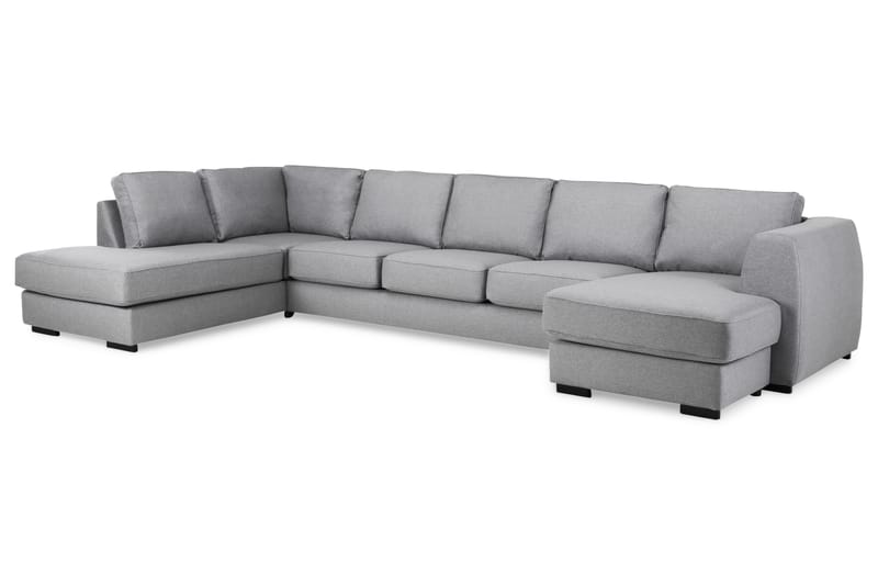 Optus U-soffa Large med Divan Höger - Ljusgrå - Möbler - Soffa - U-soffa