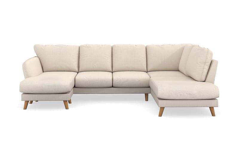 Trend Lyx U-soffa med Divan Vänster - Beige Manchester - Möbler - Soffa - U-soffa