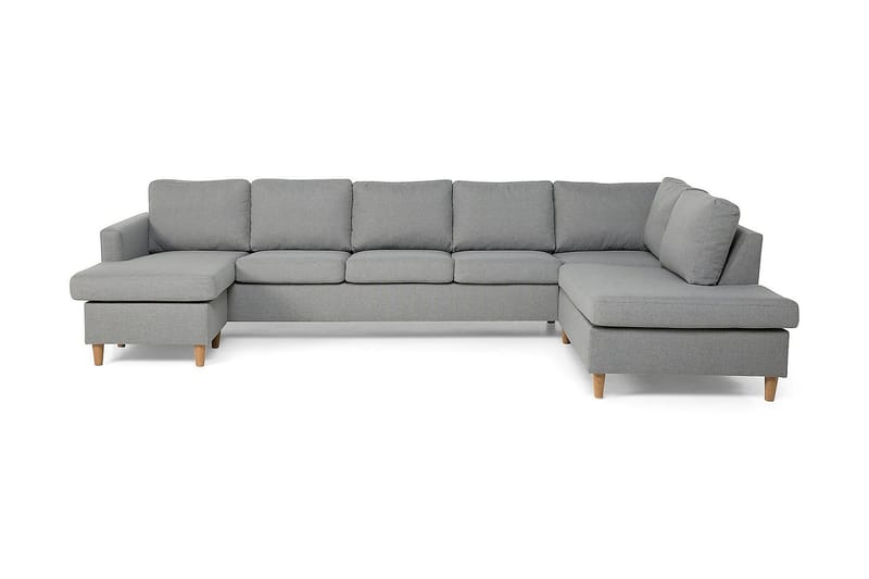 Zero U-soffa Large med Divan Vänster - Ljusgrå - Möbler - Soffa - U-soffa