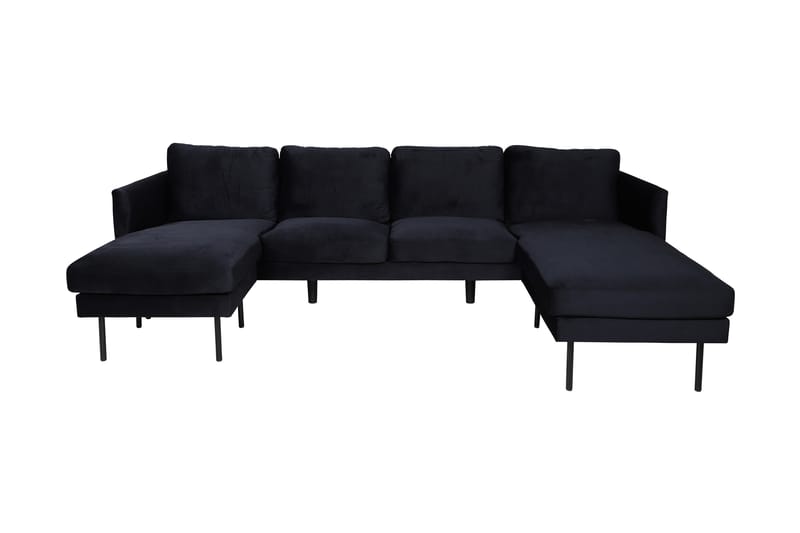 Zooma U-soffa - Svart - Möbler - Soffa - U-soffa