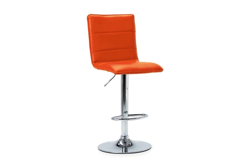 Barstol orange konstläder - Orange - Möbler - Stolar - Barstol