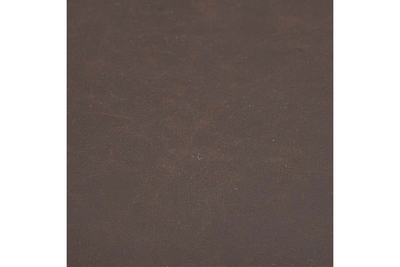 Barstolar 2 st mörkbrun konstläder - Brun - Möbler - Stolar & fåtöljer - Barstol & barpall