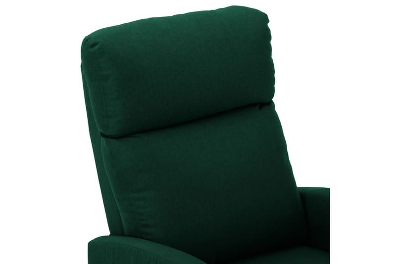 Massagefåtölj mörkgrön tyg - Grön - Möbler - Stolar & fåtöljer - Fåtölj - Massagestol & massagefåtölj