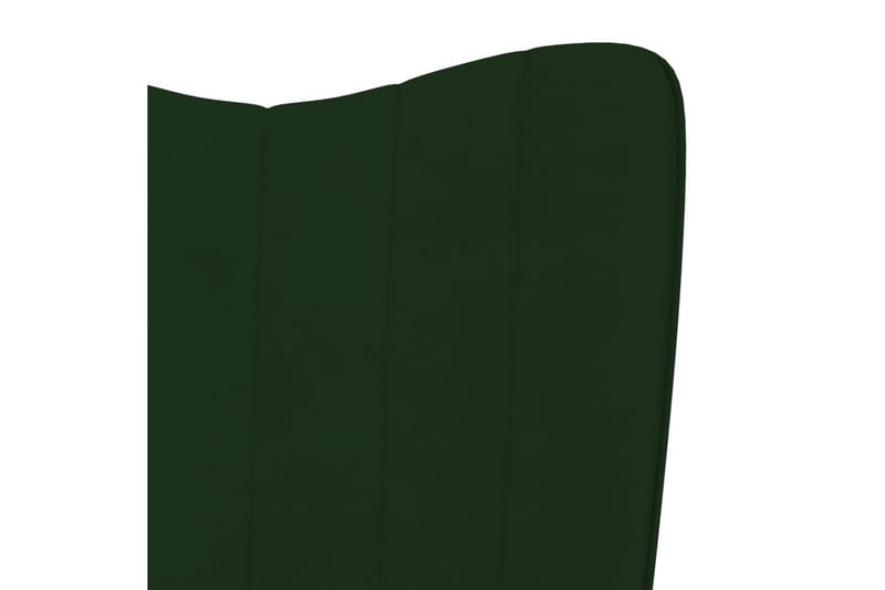 Vilstol mörkgrön sammet - Grön - Möbler - Stolar & fåtöljer - Fåtölj