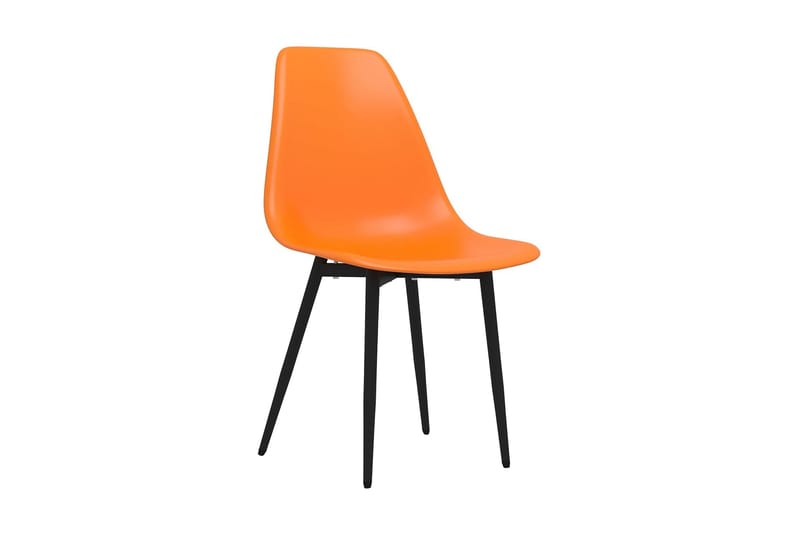 Matstolar 4 st orange PP - Orange - Möbler - Stolar & fåtöljer - Karmstol
