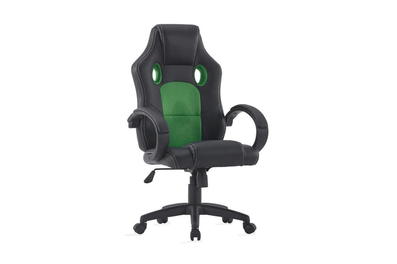 Gamingstol grön konstläder - Grön - Möbler - Stolar & fåtöljer - Kontorsstol & skrivbordsstol