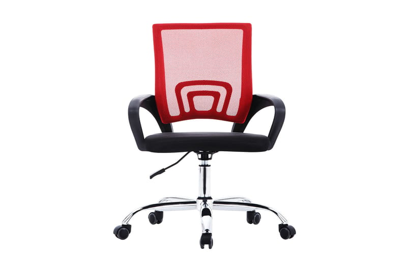 Kontorsstol med ryggstöd i nät röd tyg - Röd - Möbler - Stolar - Kontorsstol & skrivbordsstolar
