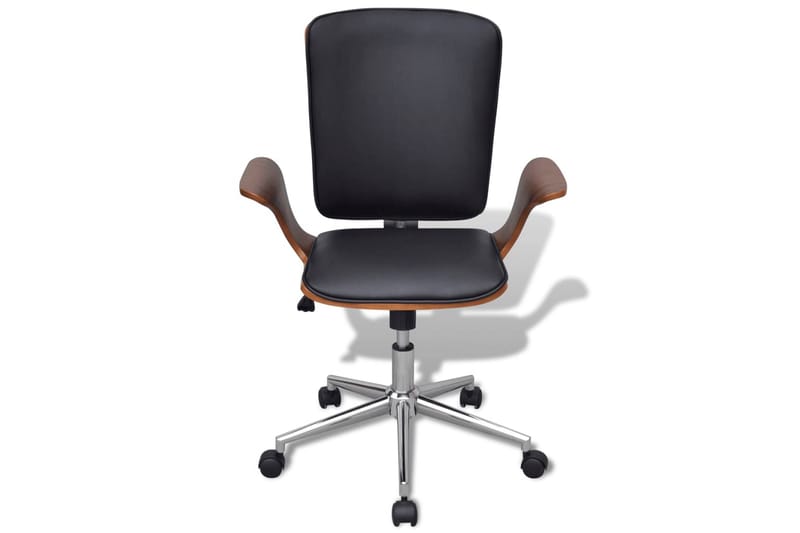 Kontorsstol med snurr och konstläderklädsel Bentwood - Brun - Möbler - Stolar & fåtöljer - Kontorsstol & skrivbordsstol