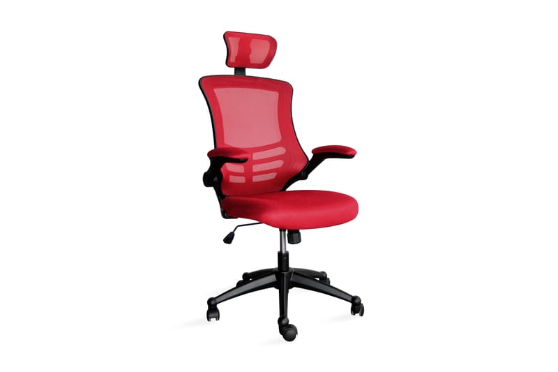 Kontorstol RAGUSA 665xD51xH117-126cm röd - Möbler - Stolar & fåtöljer - Kontorsstol & skrivbordsstol