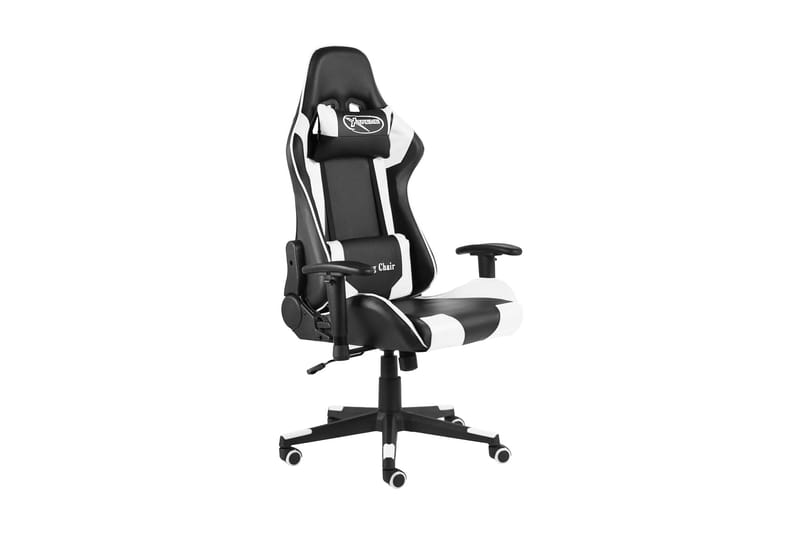 Snurrbar gamingstol vit PVC - Vit - Möbler - Stolar & fåtöljer - Kontorsstol & skrivbordsstol