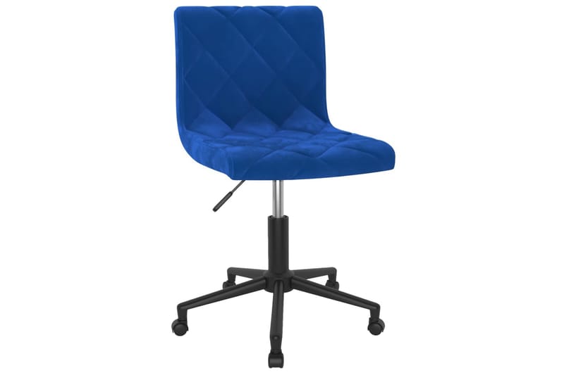 Snurrbar kontorsstol blå sammet - Blå - Möbler - Stolar & fåtöljer - Kontorsstol & skrivbordsstol