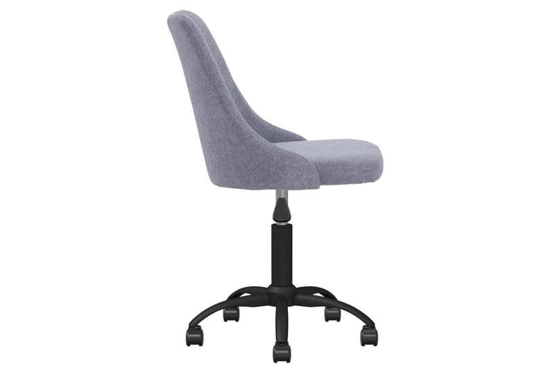 Snurrbar kontorsstol ljusgrå tyg - Grå - Möbler - Stolar & fåtöljer - Kontorsstol & skrivbordsstol