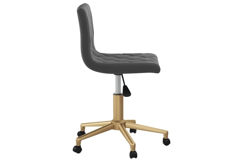 Snurrbar kontorsstol mörkgrå sammet - Grå - Möbler - Stolar & fåtöljer - Kontorsstol & skrivbordsstol