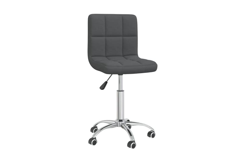 Snurrbar kontorsstol mörkgrå tyg - Grå - Möbler - Stolar & fåtöljer - Kontorsstol & skrivbordsstol
